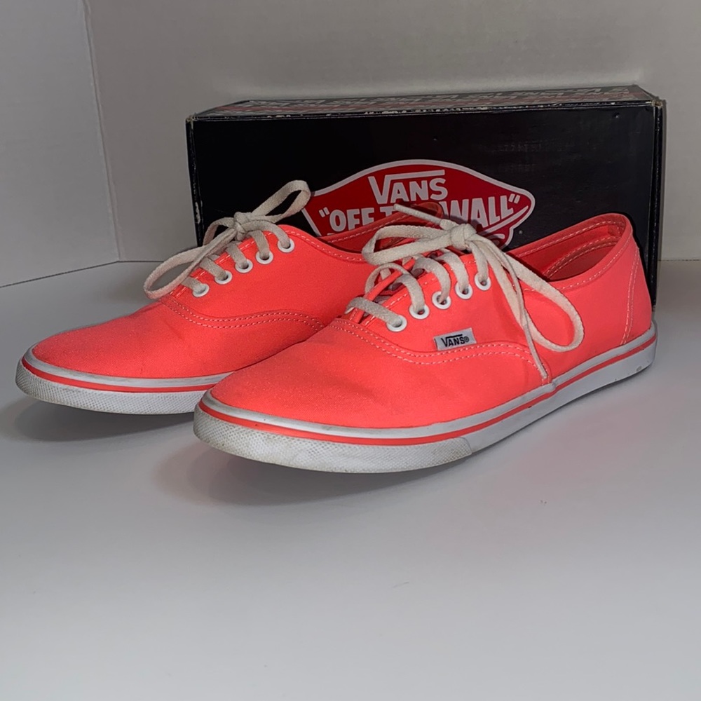 Neon Coral sneakers